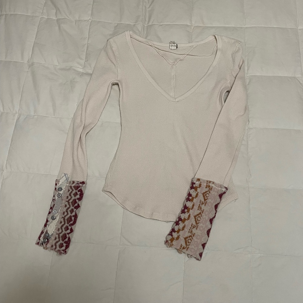 Free people size xs long sleeve shirt